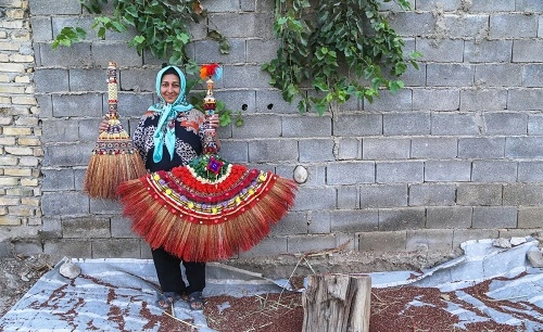 جاروبافی در صنایع دستی استان مازندران