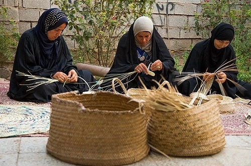 صنایع دستی خوزستان | معرفی 12 صنایع دستی استان خوزستان 8 حصیر بافی یکی از صنایع دستی خوزستان
